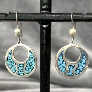 Silver & Turquoise Earrings